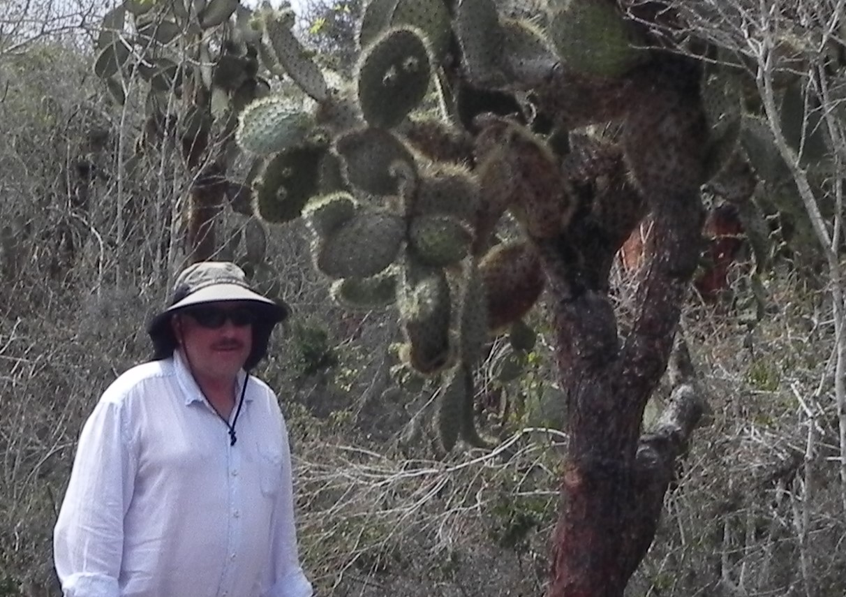 Environmental Conservation instructor, Claus Svendsen, on trip to Galapagos Islands.