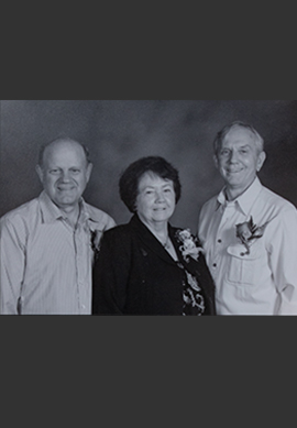 Ken, Velma, and Raymond Perrigoue