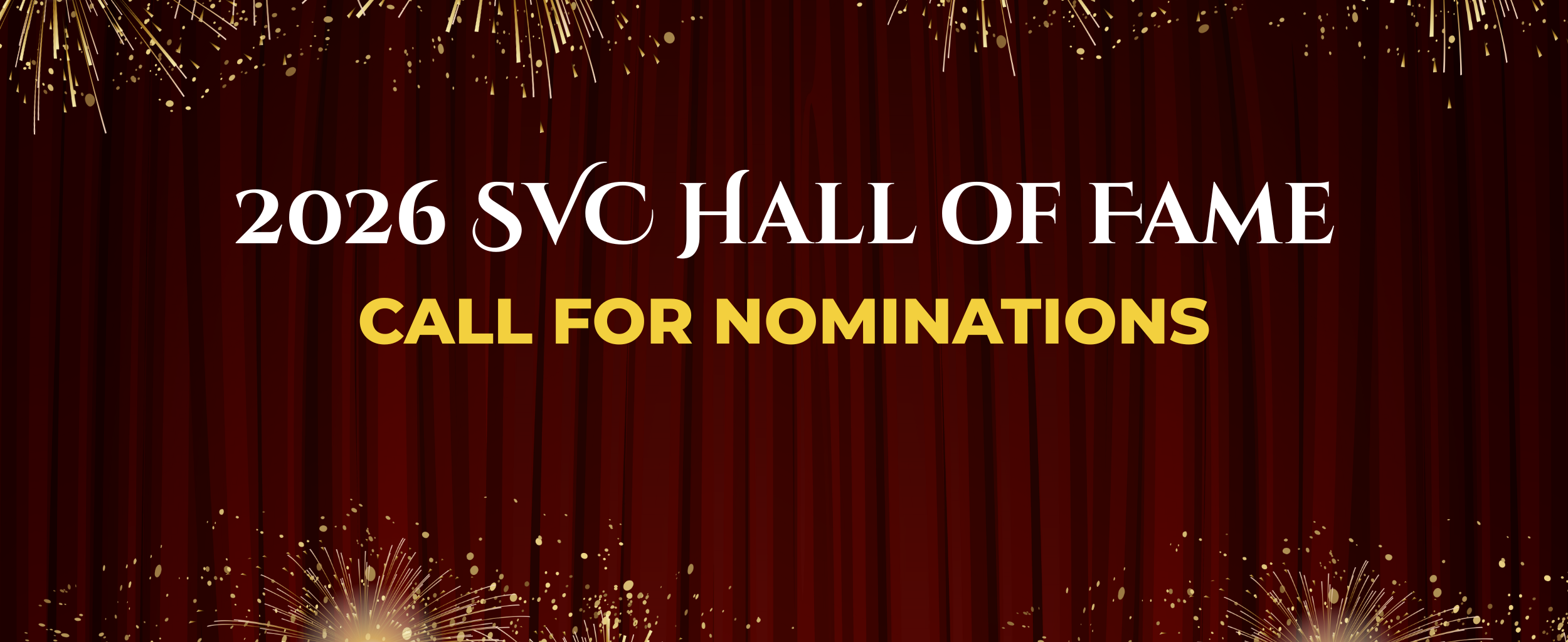 2026 Hall of Fame Nominations now open