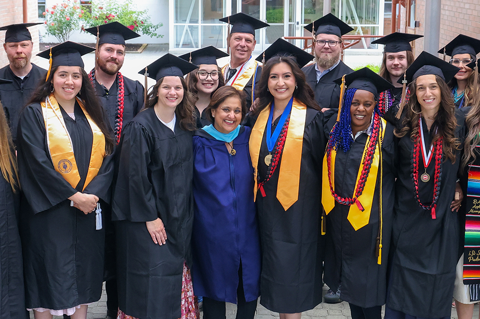 Sunaina Virenda with 2025 BAS Management cohort