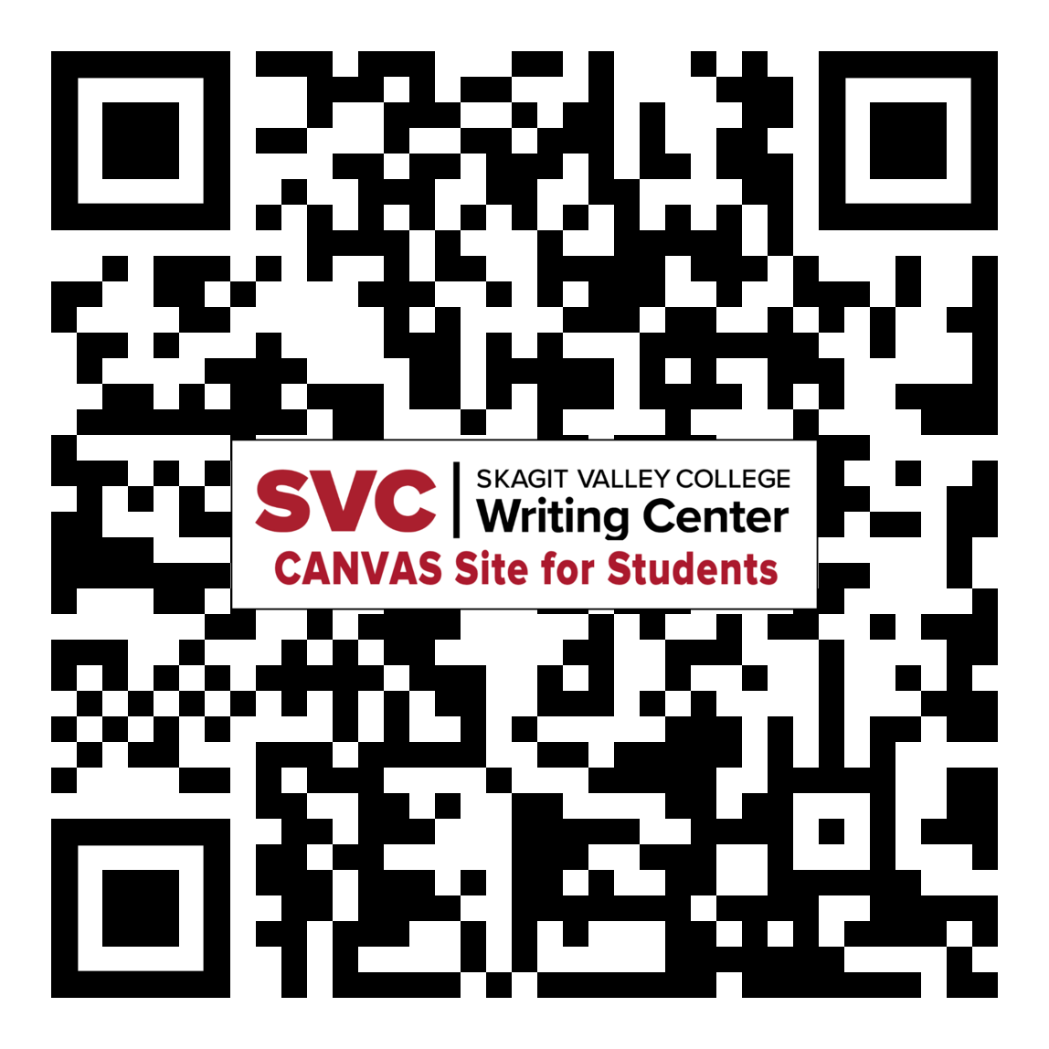 QR code to join our Canvas Site for Students