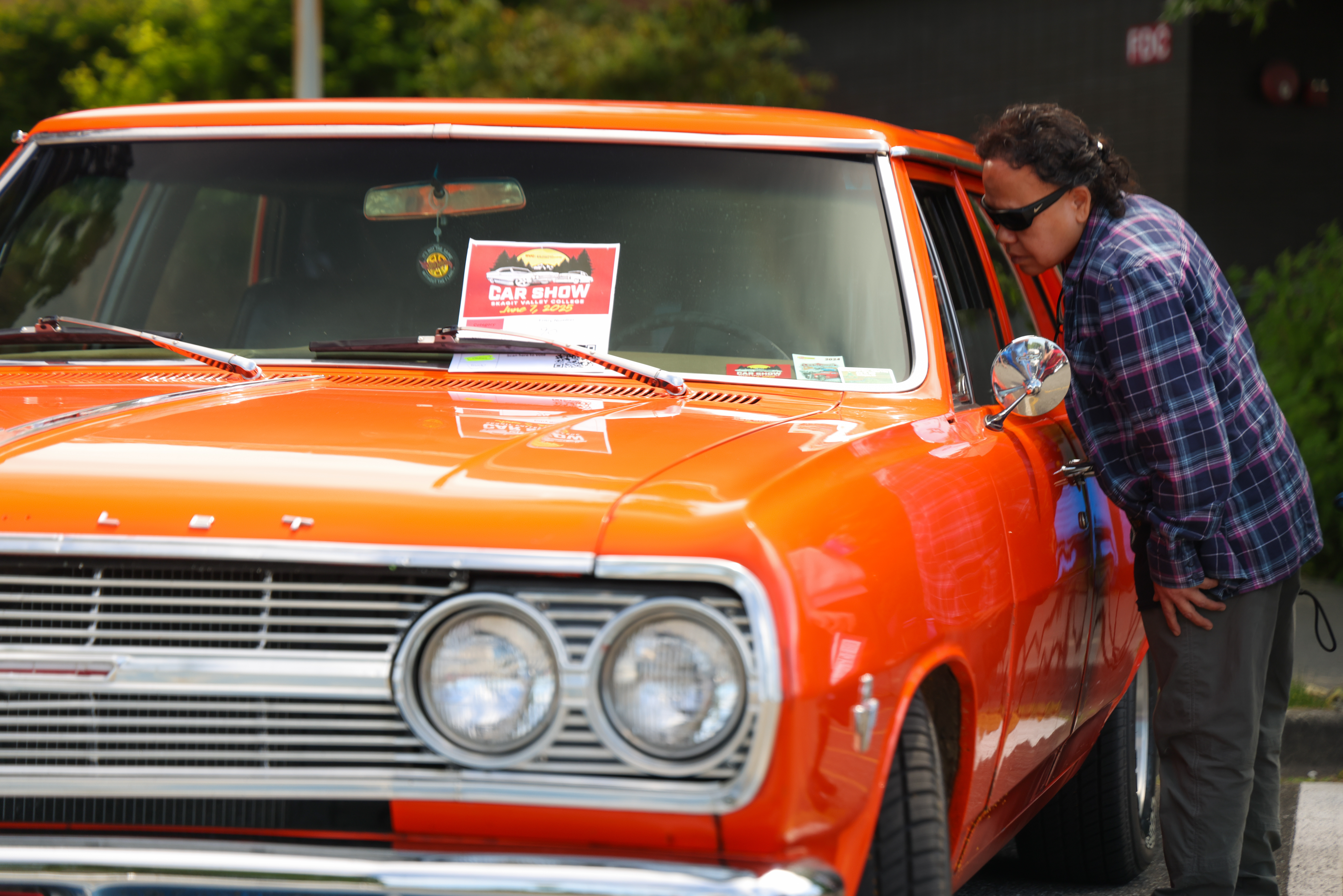 Orange car