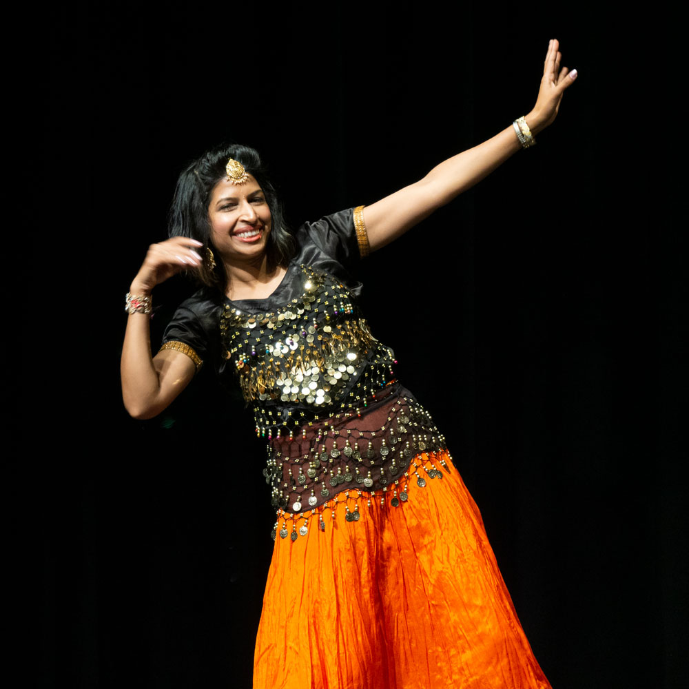 Dancer with Orange Skirt