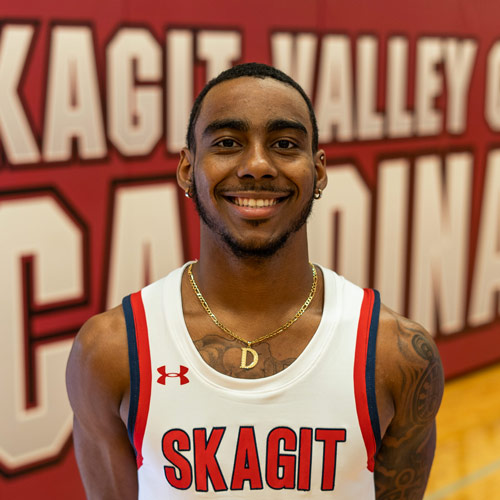 Skagit Valley College's Men's basketball team guard, Daniel Santana