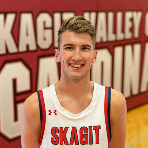 Skagit Valley College's Men's basketball team guard, Cade Isakson