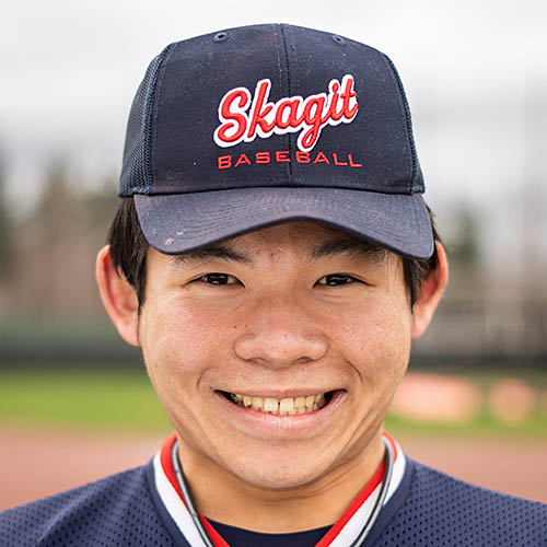 Skagit Valley College Cardinal Men's Baseball player Hibiki Ouchi