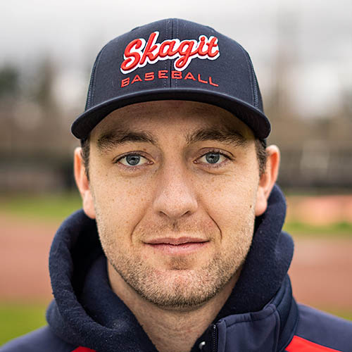 Assistant Baseball Coach, Kelly Fitzpatrick of the Skagit Valley College Cardinals' Baseball Team