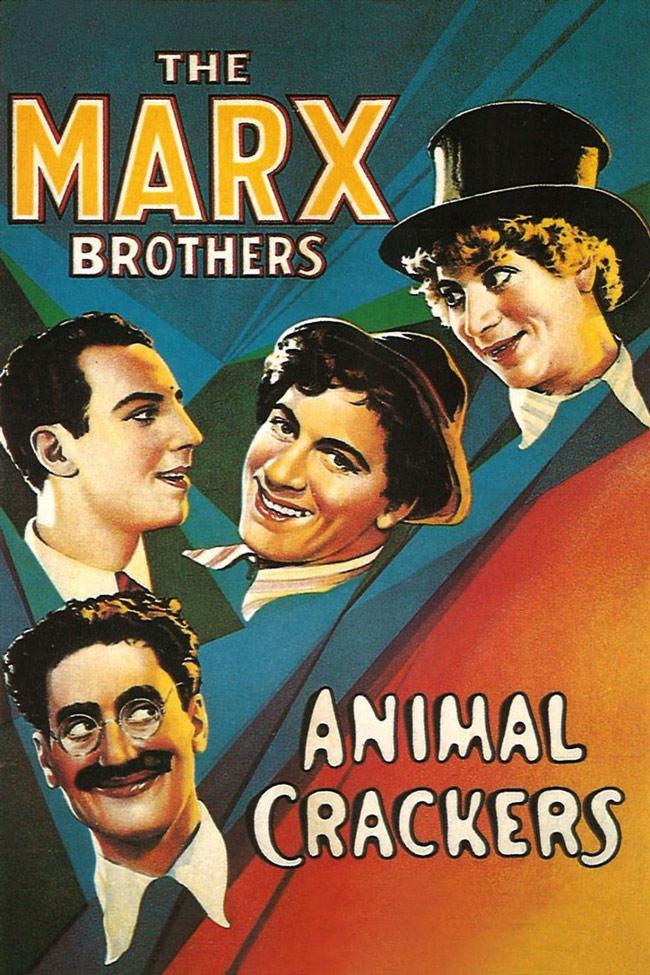 The Marx Brother Animal Crackers Movie Poster from 1930