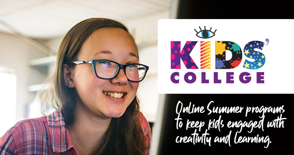 Kids' College at Skagit Valley College. Online Summer programs to keep kids engaged with creativity and learning.