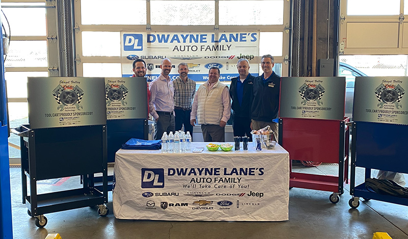 Dwayne Lane’s Auto Family promotes local automotive industry through donations to Skagit Valley College’s automotive technology program