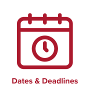 View Important Dates and Deadlines